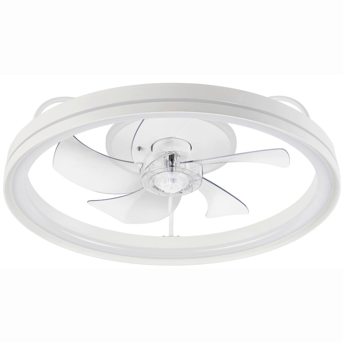 Lamkur LED-Deckenventilator FALCO 49885 weiß H/L: ca. 17x50 cm max. 40 W Falco - weiß (50,00cm) - Lamkur