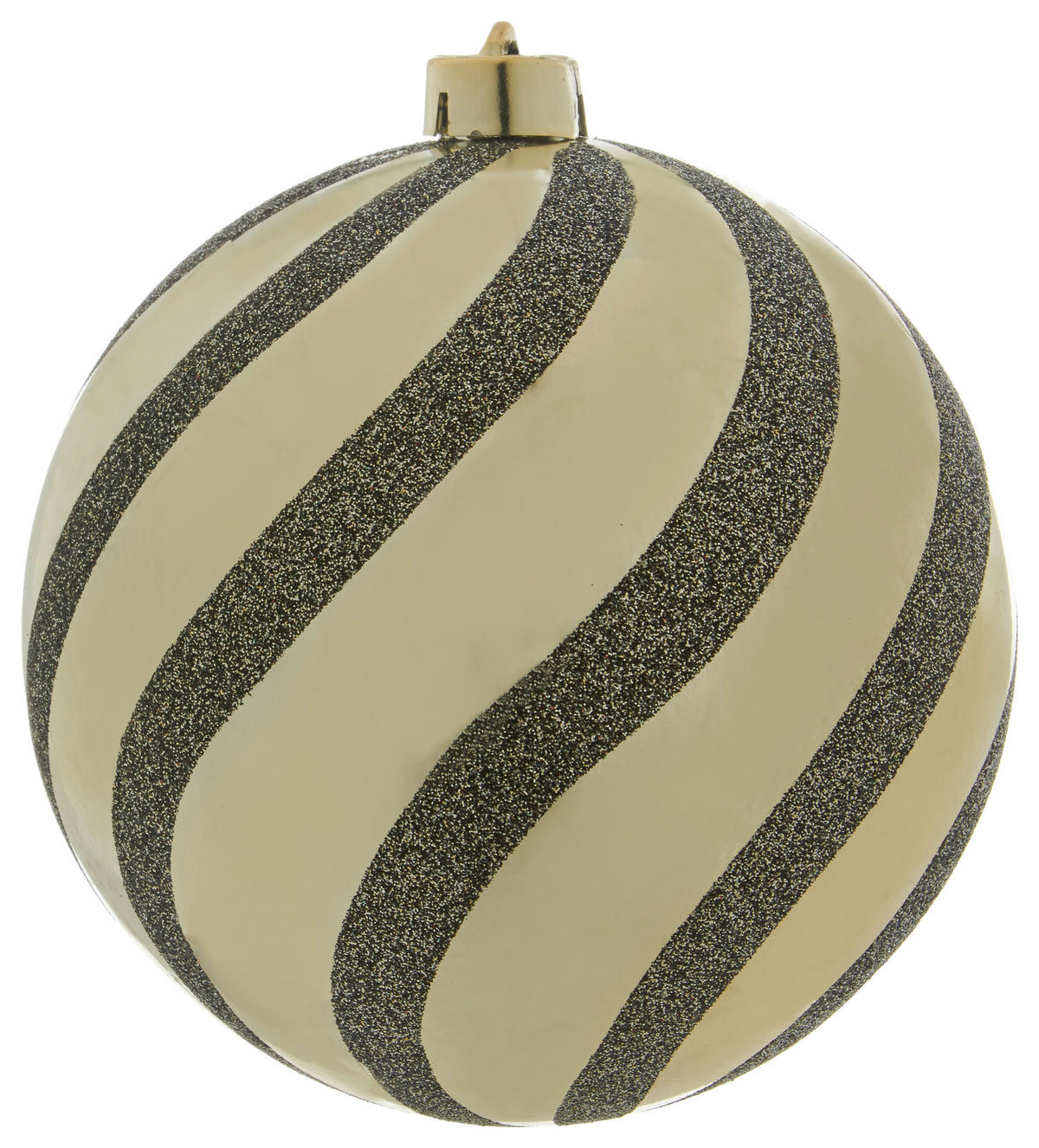 Weihnachtskugelset gold D: ca. 15 cm Weihnachtskugelset_3tlg. - gold/schwarz (15,00cm)