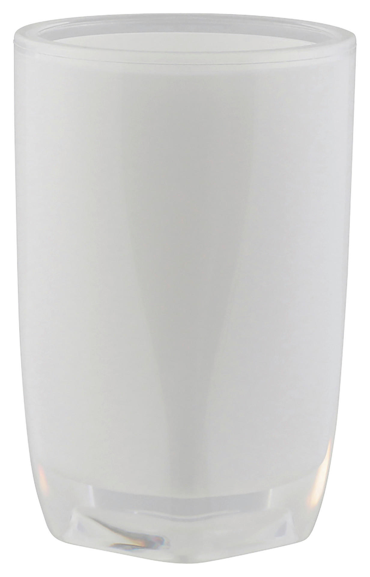 Axentia Zahnputzbecher Graz weiß Kunststoff H/D: ca. 11,5x7,5 cm Graz - weiß (7,50/11,50cm) - Axentia