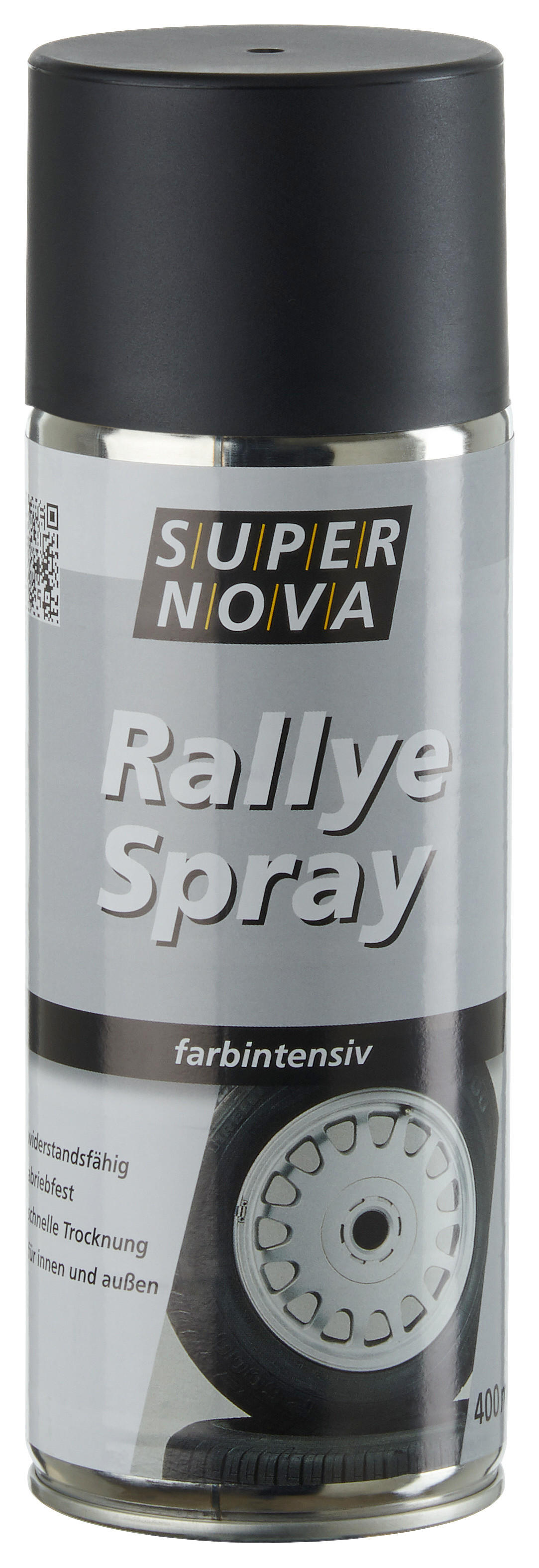 Super-Nova Rallye-Spray mattschwarz matt ca. 0,4 l Rallye-Spray 400ml - mattschwarz (400ml)