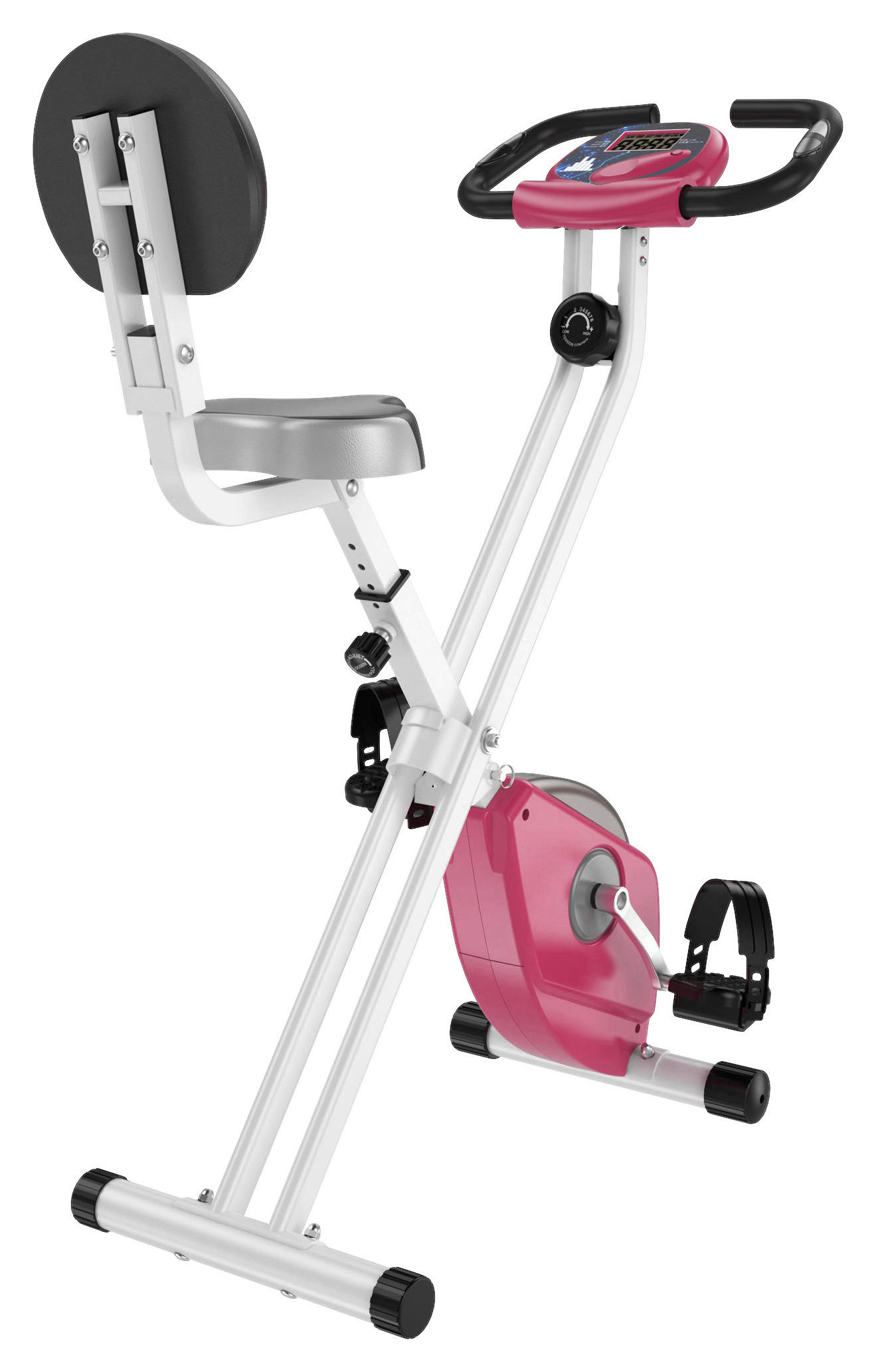 HOMCOM Fahrradtrainer rot PVC H/L: ca. 109x97 cm Fahrradtrainer - rot (97,00cm) - HOMCOM