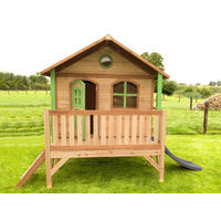 AXI Spielhaus Stef braun B/H/L: ca. 349x233x212 cm Stef - braun/grün (212,00/349,00/233,00cm) - AXI