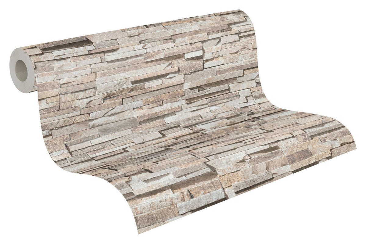 A.S.Creation Vliestapete braun B/H/D: ca. 53x1005x8,5 cm Vliestapete - braun (8,50/1005,00cm) - A.S.Creation