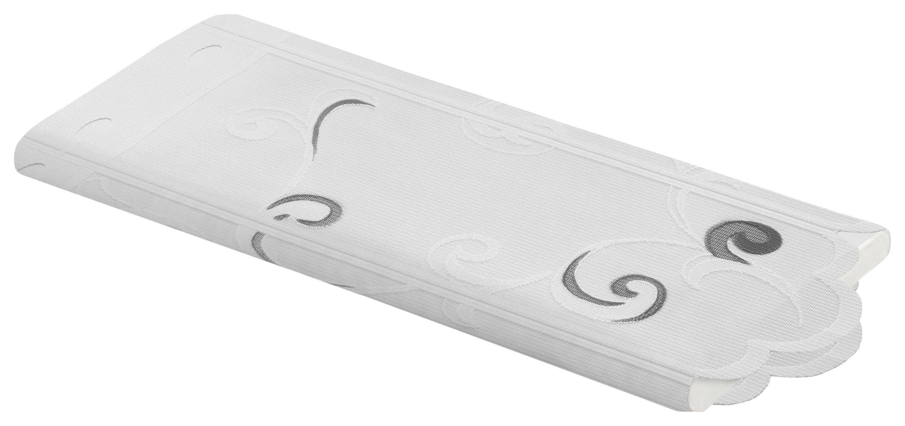 Scheibengardinen-Meterware schwarz H: ca. 45 cm Scheibengardine - schwarz (45,00cm)