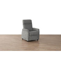TV-Sessel Bonn hellgrau Microfaser B/H/T: ca. 78x111x94 cm Bonn - hellgrau/schwarz (78,00/111,00/94,00cm)
