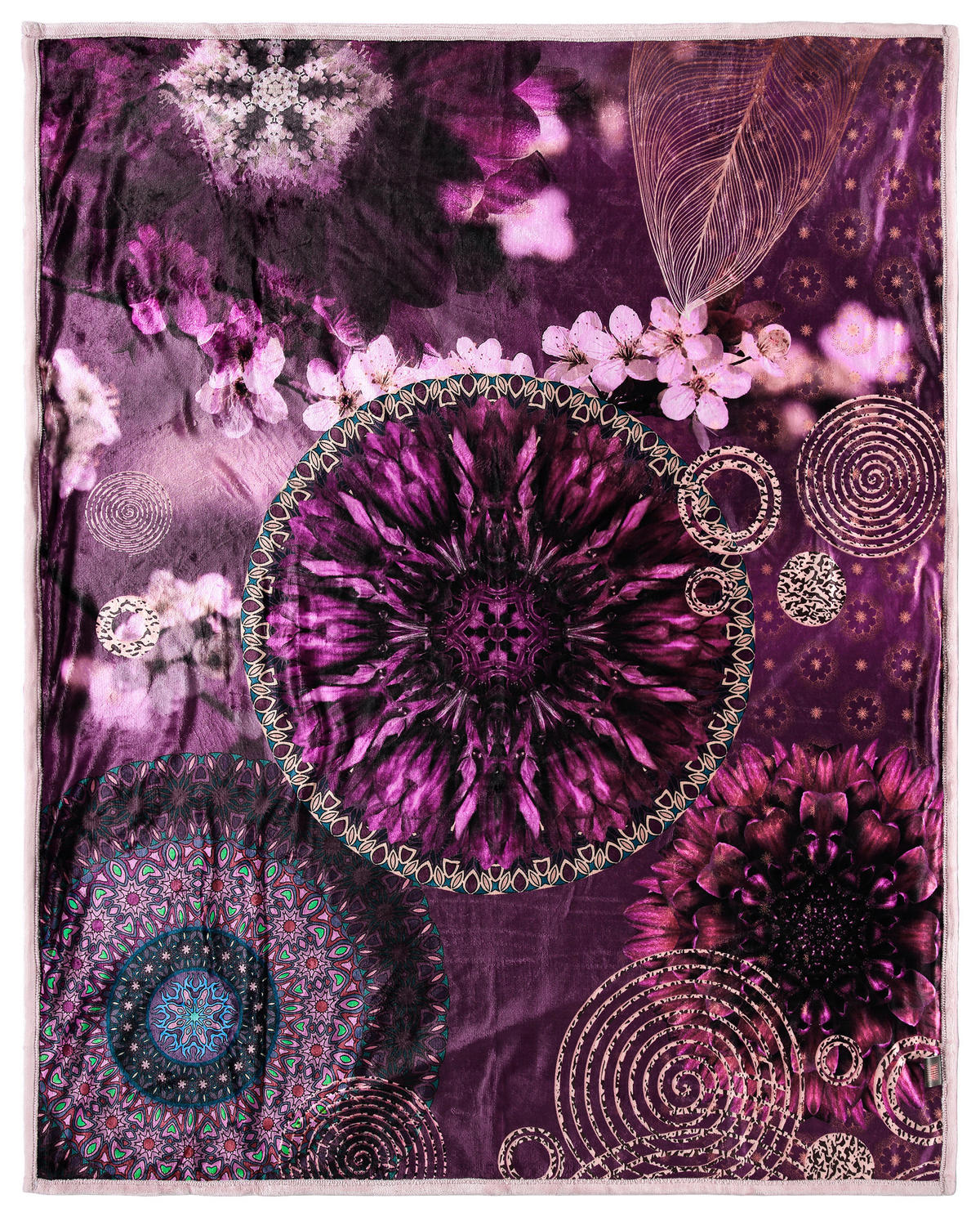 Wohndecke Aluna Polysamt Aluna - Multi (130,00/160,00cm) - HIP