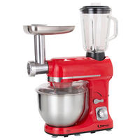 POCOline Küchenmaschine rot Kunststoff Glas Metall B/H/L: ca. 23,7x53,7x47,1 cm Küchenmaschine_3in1_Mixuro - rot (47,10/23,70/53,70cm) - POCOline