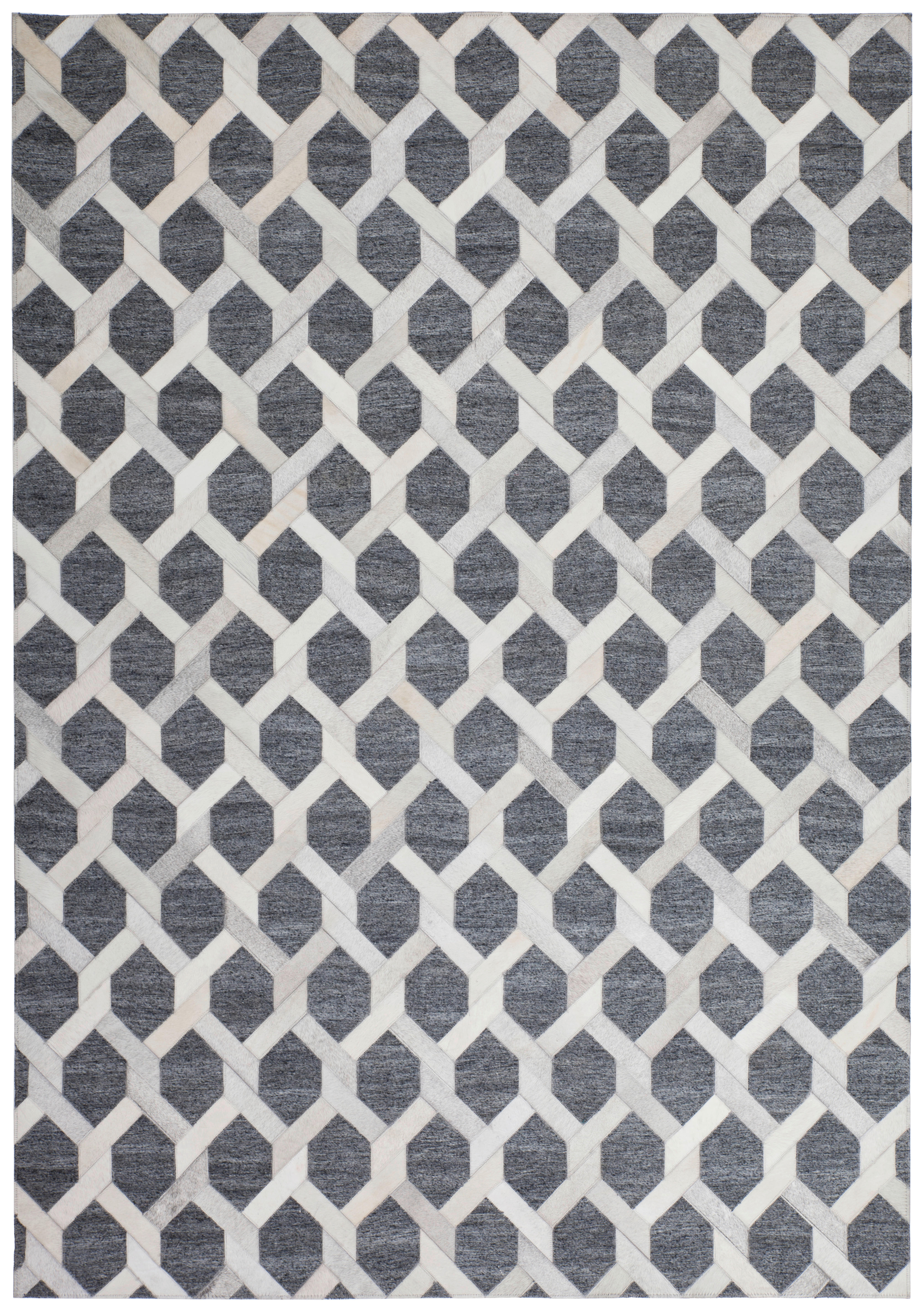 Kayoom Kurzflorteppich Chimera 125 grau B/L: ca. 160x230 cm Chimera 125 - grau (160,00/230,00cm) - Kayoom