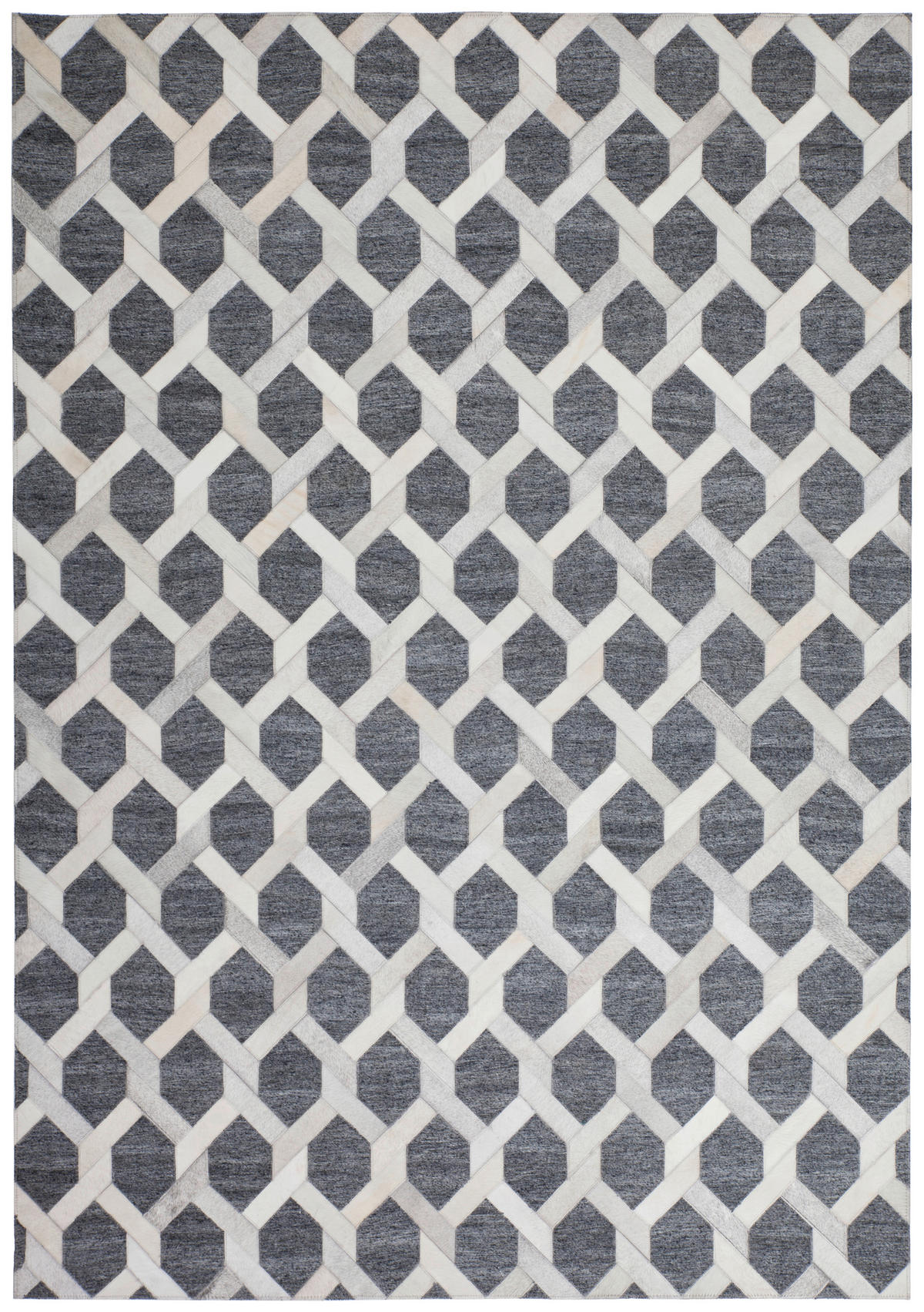 Kayoom Kurzflorteppich Chimera 125 grau B/L: ca. 160x230 cm Chimera 125 - grau (160,00/230,00cm) - Kayoom