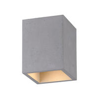 Paul Neuhaus Deckenleuchte ETON 6161-22 grau Eisen Beton B/H: ca. 11x14 cm GU10 1 Brennstellen ETON - grau (11,00/14,00cm) - Paul Neuhaus