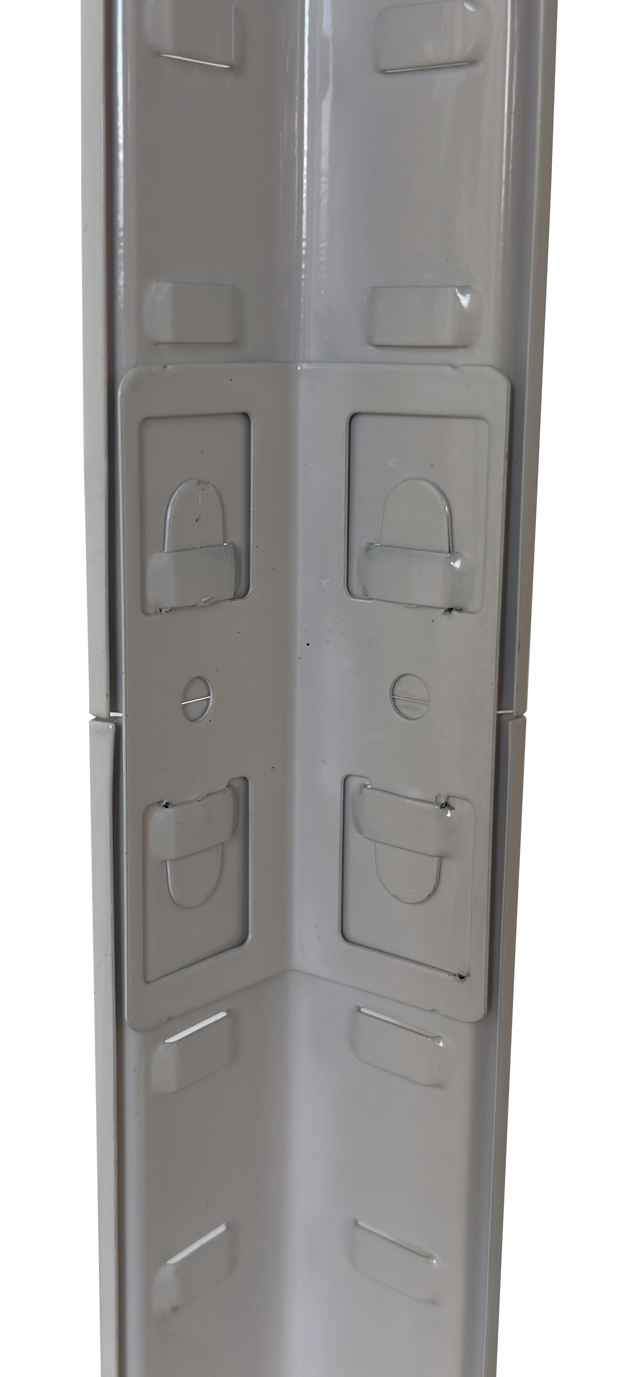 Thumbnail - Schwerlaststeckregal weiß B/H/T: ca. 75x150x30 cm