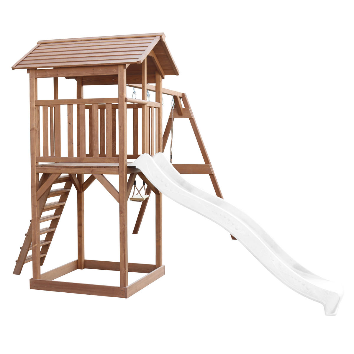 AXI Spielturm Beach Tower braun B/H/L: ca. 357x242x349 cm Beach Tower - braun/weiß (349,00/357,00/242,00cm) - AXI