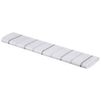 Store-Meterware Glanz grau H: ca. 300 cm Glanz - silber/grau (300,00cm)