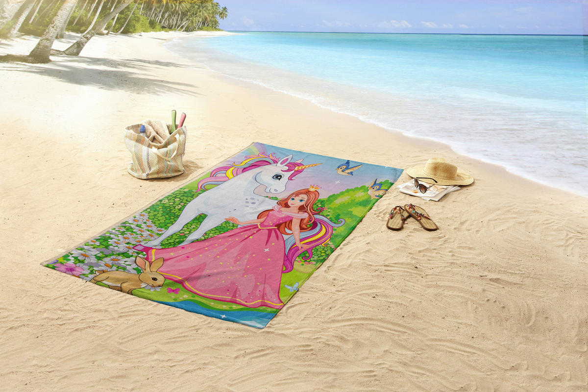 Strandtuch Fairytale Multi Polyester B/L: ca. 75x150 cm Fairytale - Multi (75,00/150,00cm) - Good Morning