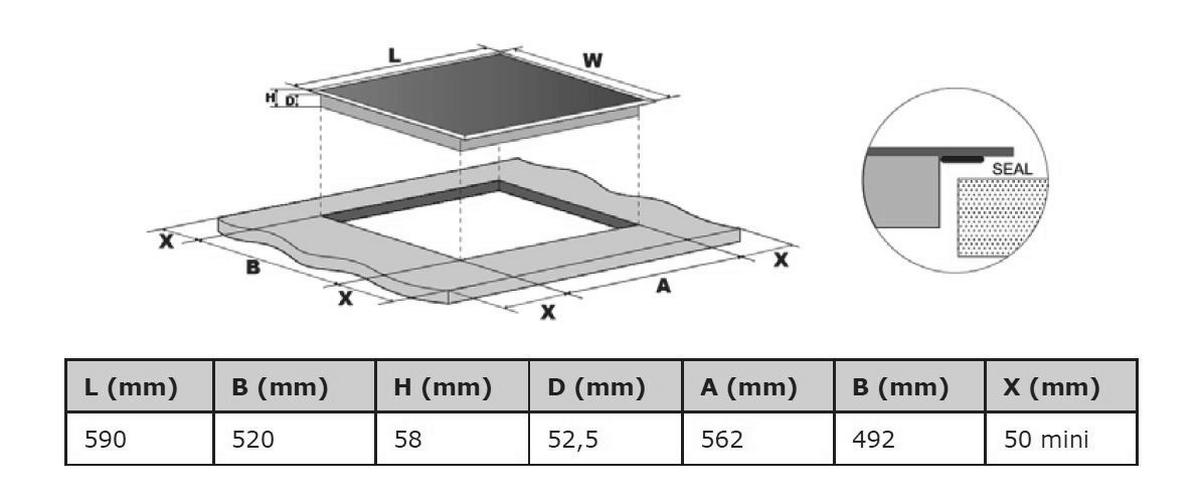 Respekta Küchenblock Premium weiß matt B/H/T: ca. 270x220,5x60 cm Premium - weiß/granit (270,00/220,50/60,00cm) - Respekta