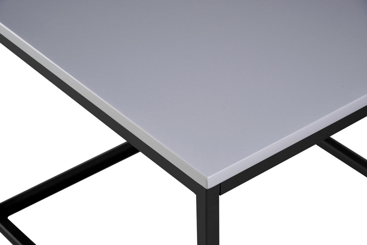 Couchtisch Samy 2 grau MDF B/H/T: ca. 60x46x60 cm Samy 2 - schwarz/grau (60,00/46,00/60,00cm)