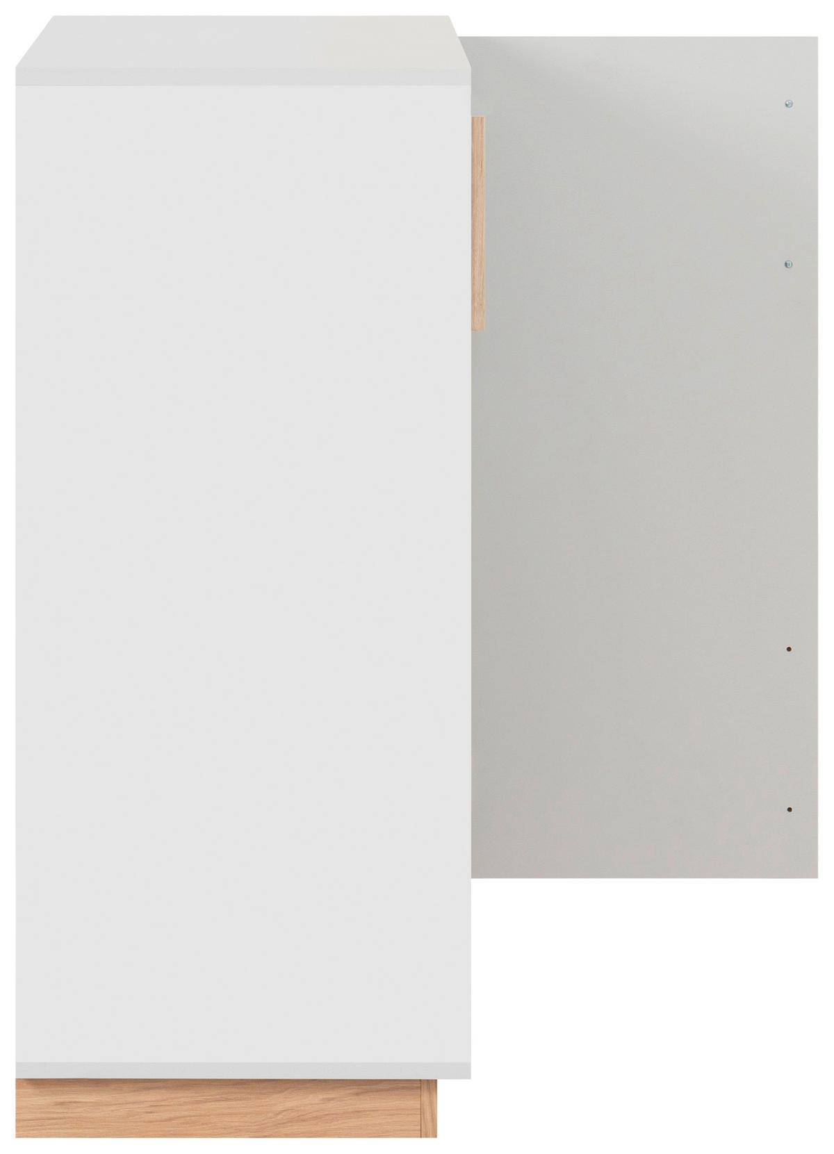 Kommode Split grau Jackson Hickory Nachbildung B/H/T: ca. 82x94x40 cm Split - grau (82,00/94,00/40,00cm)