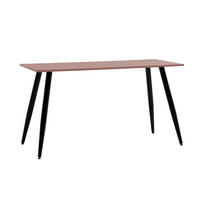 Schreibtisch Piazza mauve schwarz B/H/T: ca. 138x73,6x60 cm Piazza - schwarz/mauve (138,00/73,60/60,00cm) - Schildmeyer