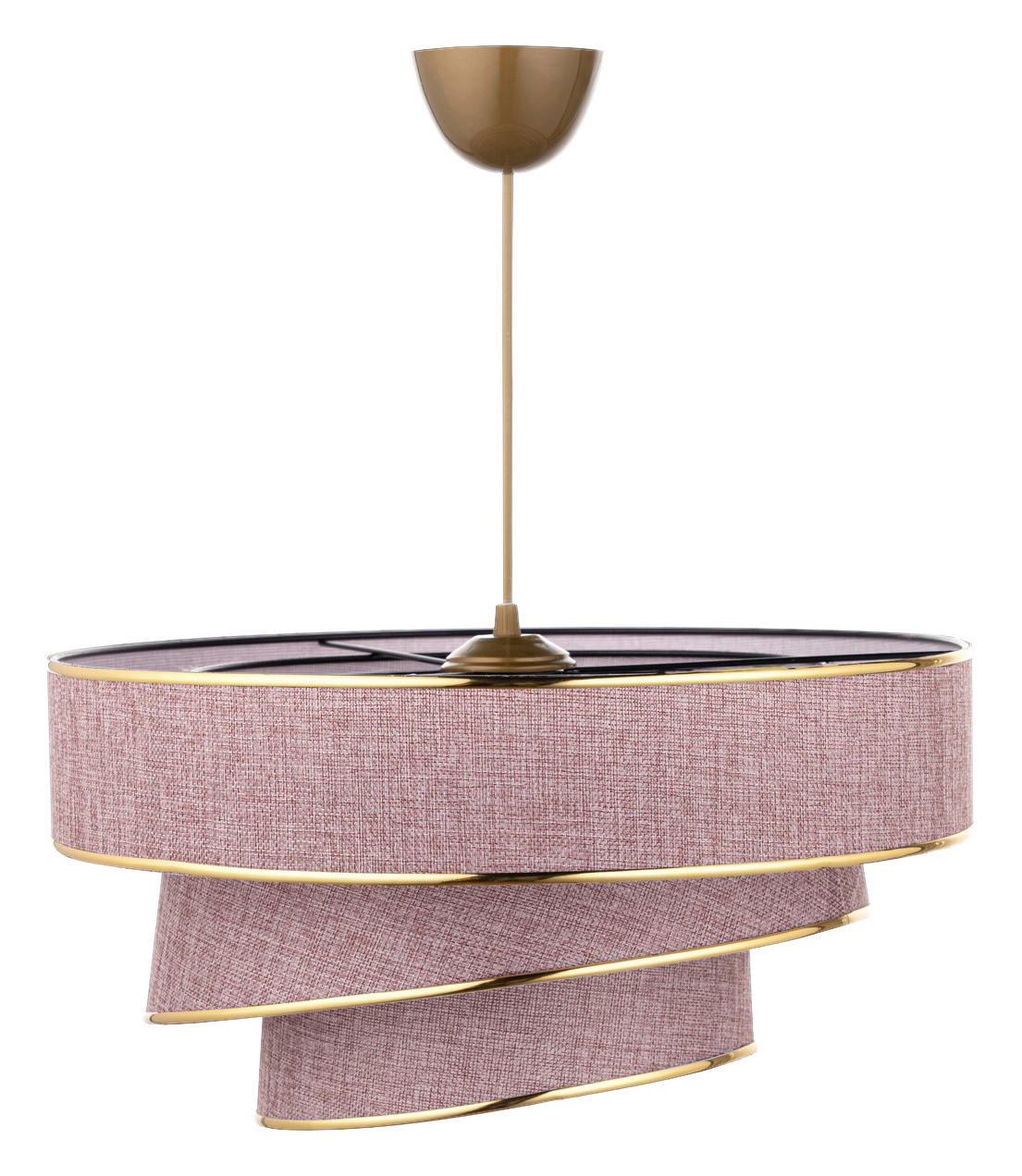 Opviq Pendelleuchte gold B/H/T/L/D: ca. 40x72x40x40x40 cm E27 1 Brennstellen Couper - gold (40,00/40,00/72,00cm) - Opviq