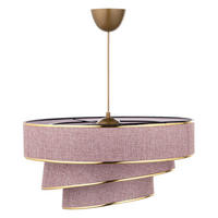 Opviq Pendelleuchte gold B/H/T/L/D: ca. 40x72x40x40x40 cm E27 1 Brennstellen Couper - gold (40,00/40,00/72,00cm) - Opviq