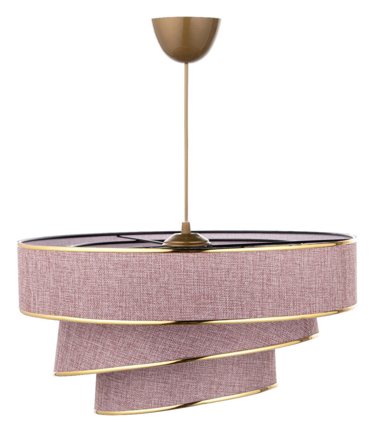 Opviq Pendelleuchte gold B/H/T/L/D: ca. 40x72x40x40x40 cm E27 1 Brennstellen Couper - gold (40,00/40,00/72,00cm) - Opviq