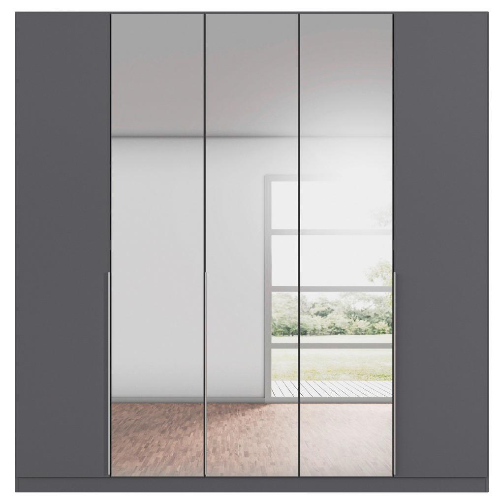 Thumbnail - Kleiderschrank Alabama grau B/H/T: ca. 225x229x54 cm