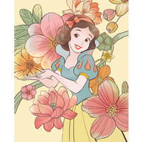 Komar Poster Snow White Flowers Disney B/L: ca. 40x50 cm Snow White Flowers - (40,00/50,00cm) - Komar