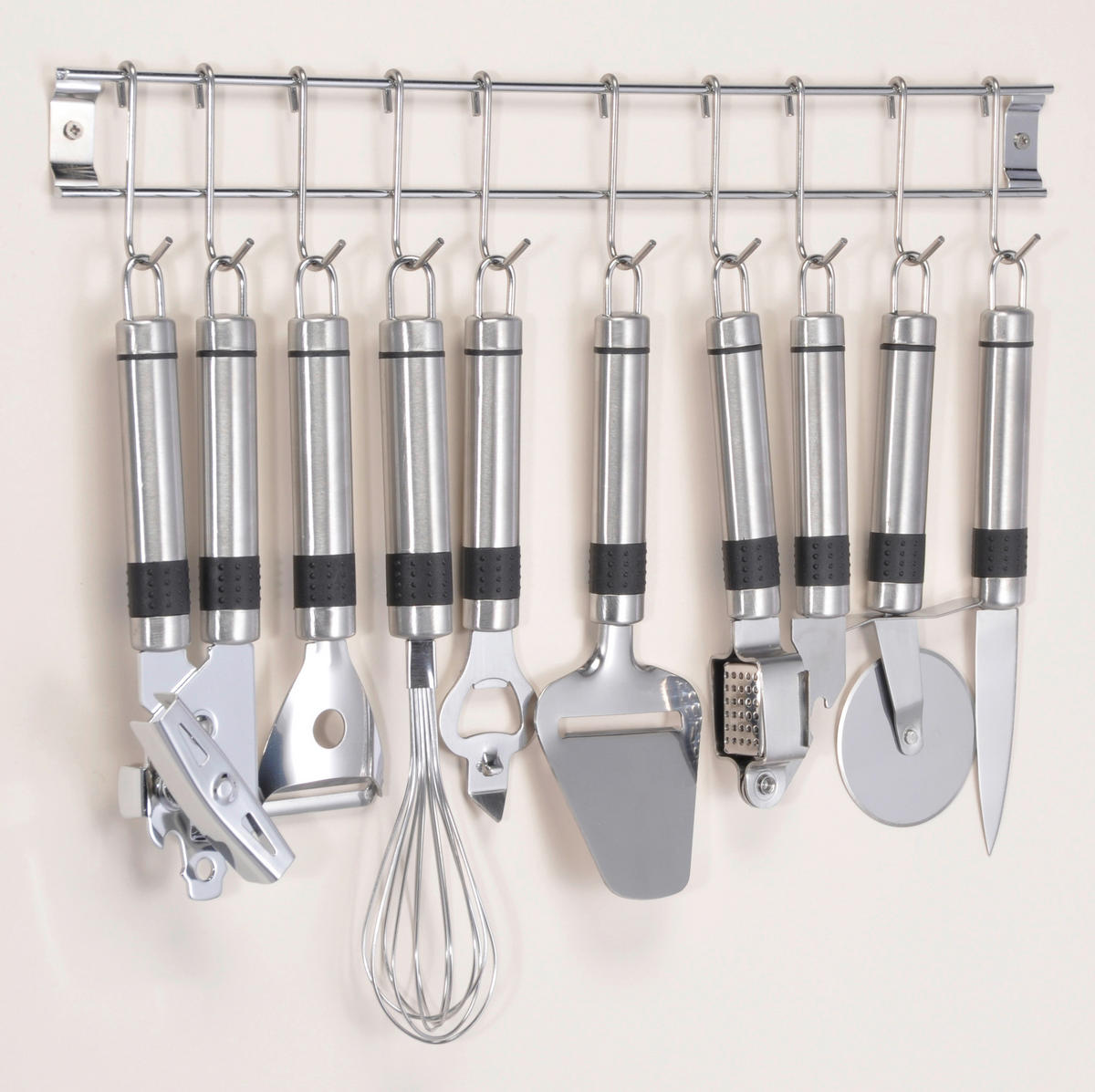 HI Küchenhelferset silber Edelstahl Küchenhelferset_9tlg. - silber - HI