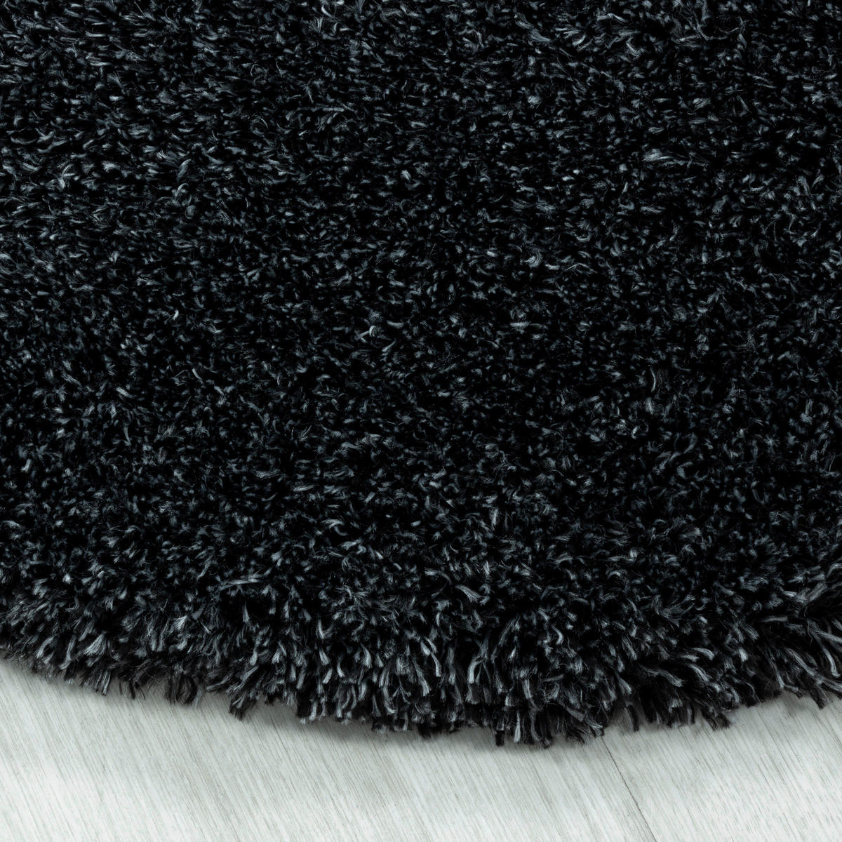 Ayyildiz Teppich FLUFFY anthrazit D: ca. 80 cm FLUFFY - anthrazit (80,00cm) - Ayyildiz
