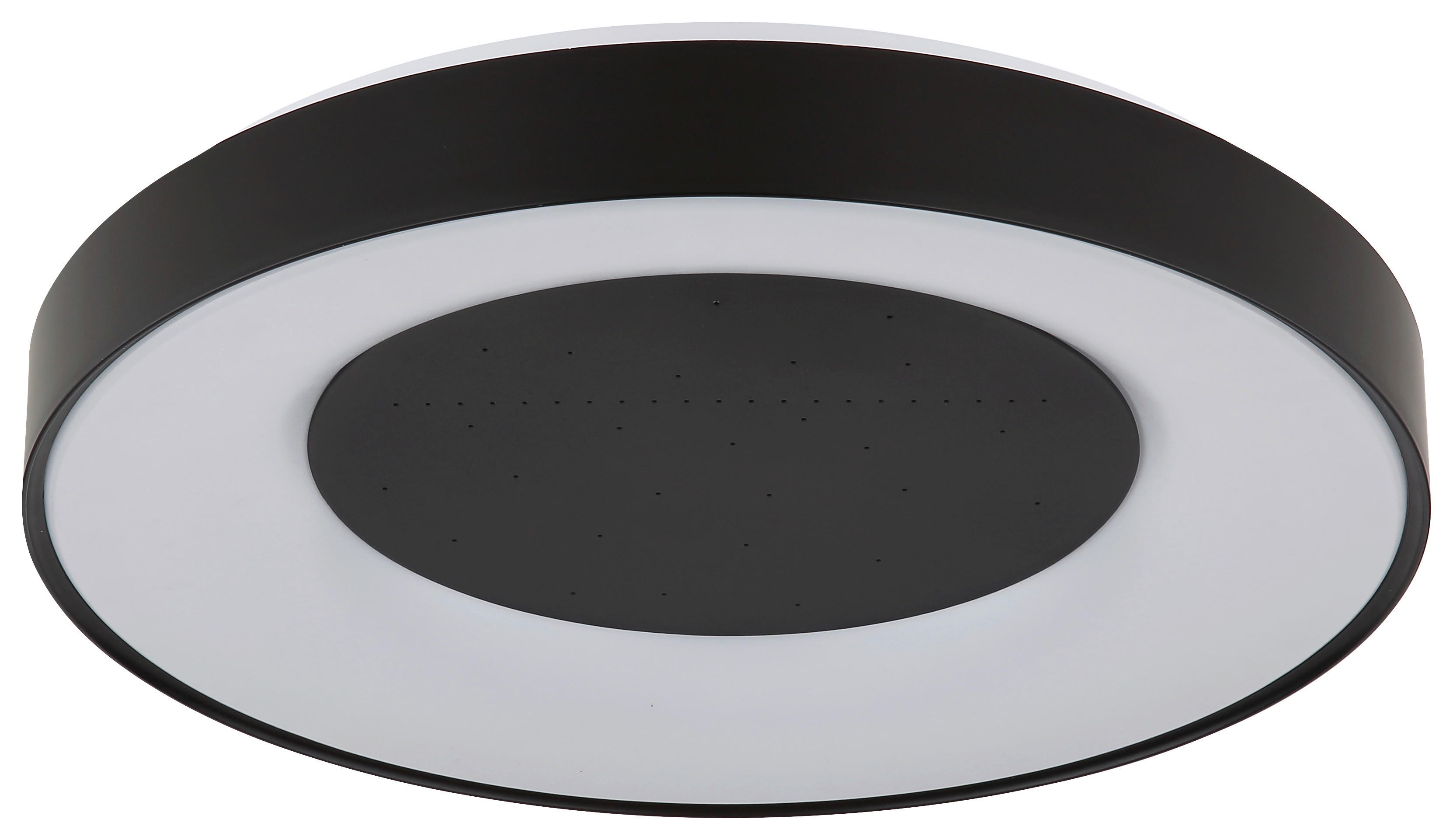 GLOBO Deckenventilator Deckenleuchte-Jolliana - weiß/schwarz (52,00/10,00/52,50cm) - GLOBO