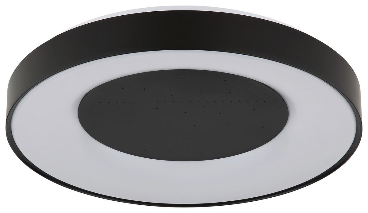 GLOBO Deckenventilator Deckenleuchte-Jolliana - weiß/schwarz (52,00/10,00/52,50cm) - GLOBO