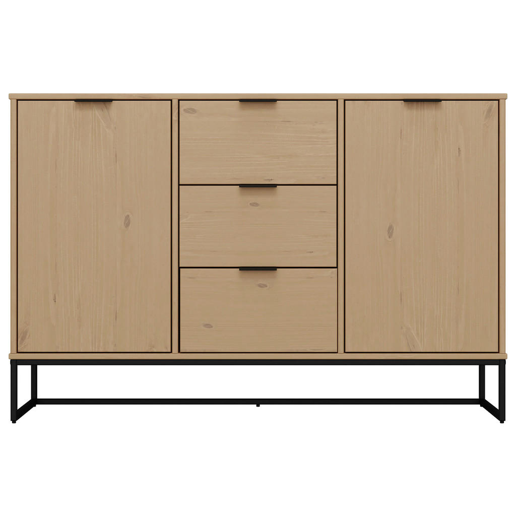 Thumbnail - Kommode Vivo 2T3S Oak lackiert B/H/L: ca. 45,3x80x150 cm
