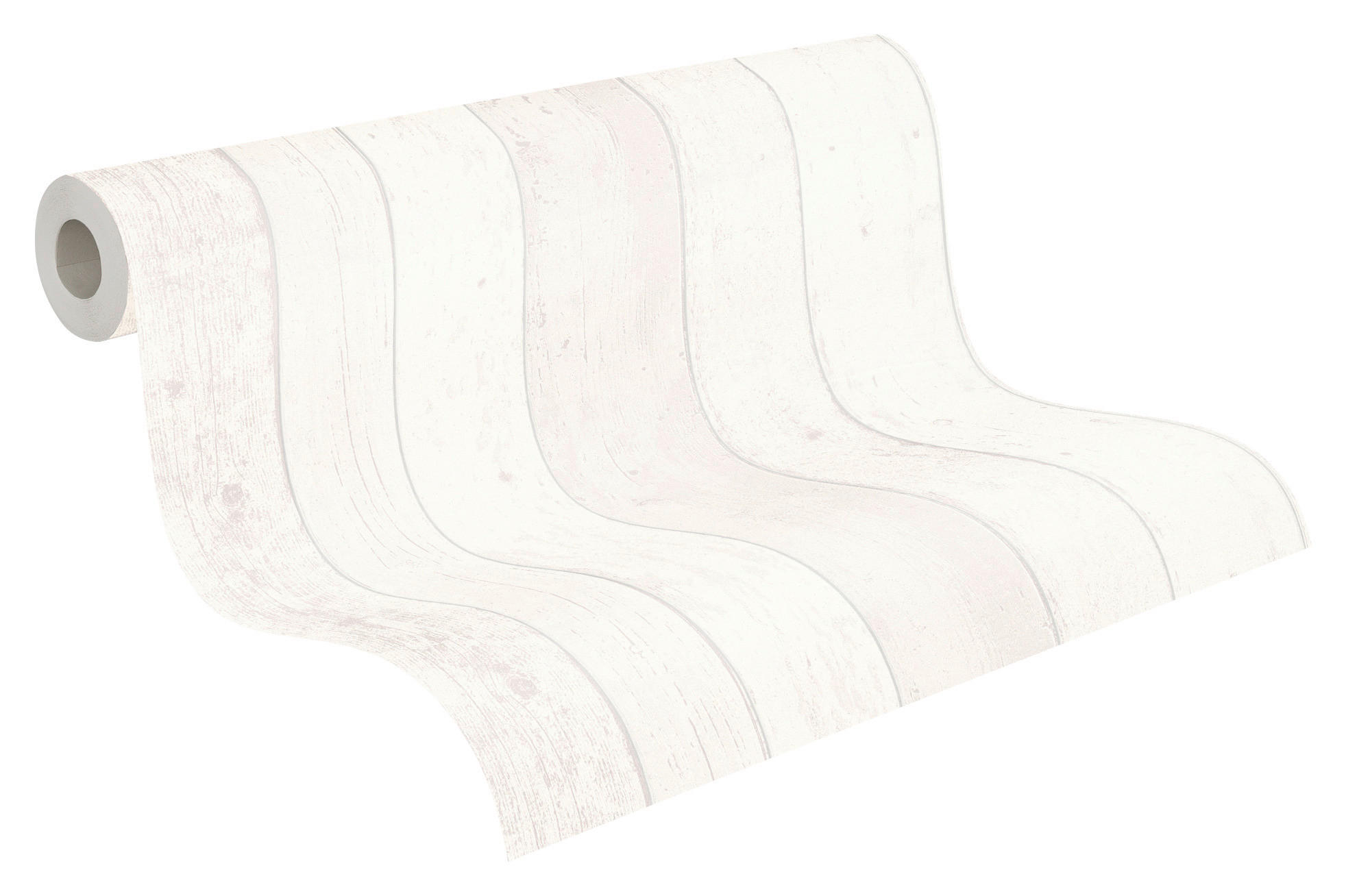 A.S.Creation Vliestapete Best of Wood`n Stone 2nd Edition Holzoptik weiß B/L: ca. 53x1005 cm Best of Wood`n Stone 2nd Edition - weiß (53,00/1005,00cm) - A.S.Creation