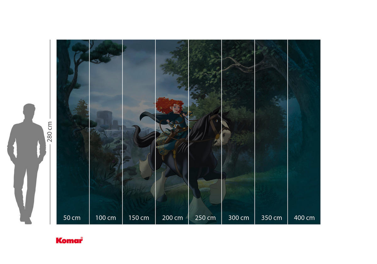 Komar Fototapete Merida Riding IADX8-002 B/H: ca. 400x280 cm Merida Riding IADX8-002 - (400,00/280,00cm) - Komar