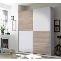 Schwebetürenschrank Time weiß Eiche Sonoma Nachbildung B/H/T: ca. 170x195x59 cm Time - Eiche/weiß (170,00/195,00/59,00cm)