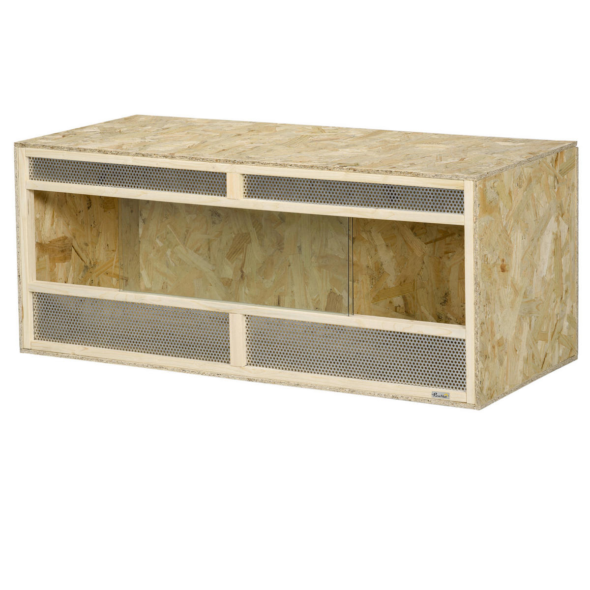 PawHut Holz-Terrarium natur Holz B/H/L: ca. 50x50x120 cm Holz-Terrarium - natur (120,00/50,00/50,00cm) - PawHut