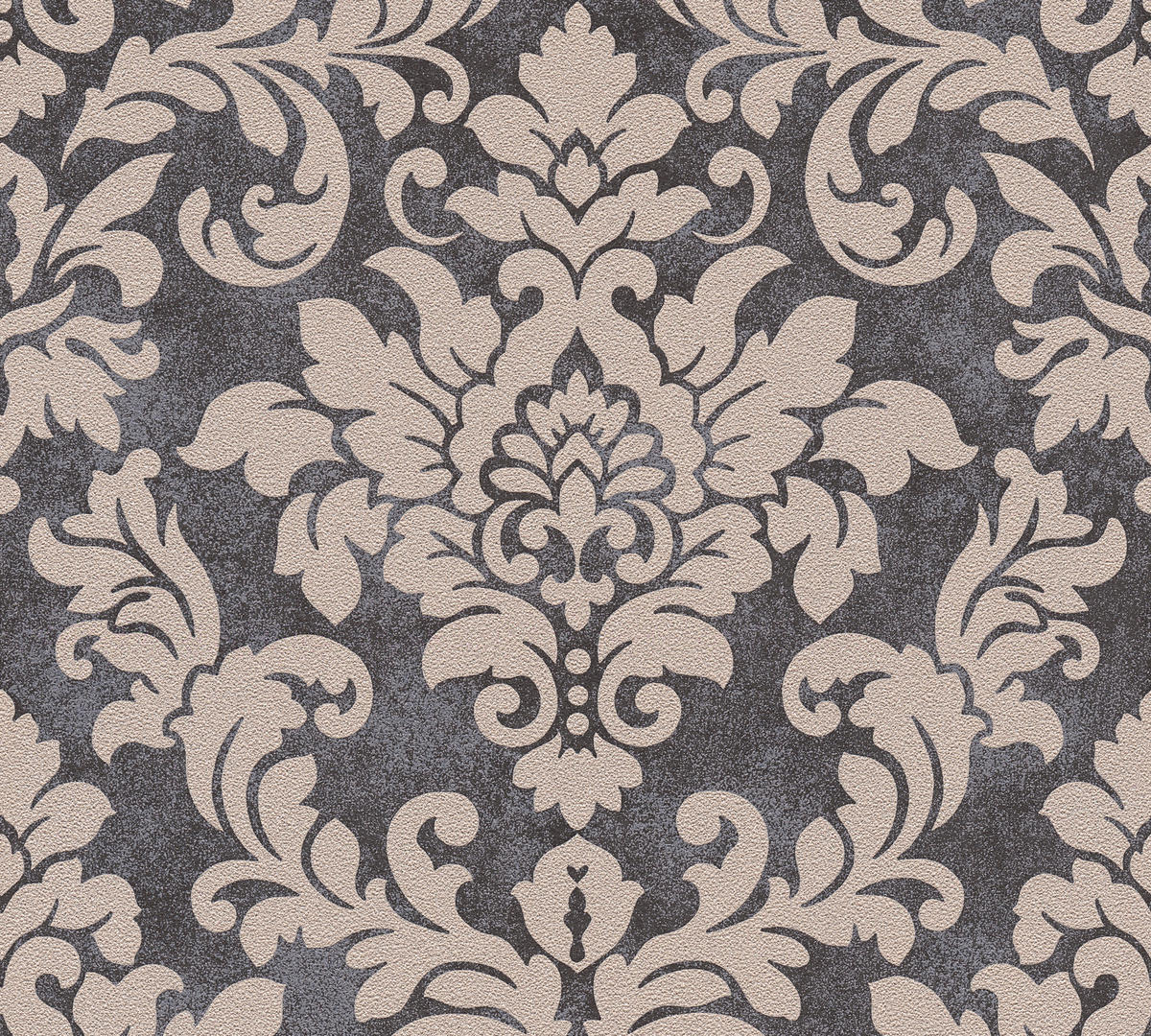 A.S.Creation Vliestapete beige silber B/H/D: ca. 53x1005x9,8 cm Vliestapete - beige/silber (9,80/1005,00cm) - A.S.Creation