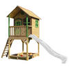 AXI Spielhaus Sarah braun B/H/L: ca. 370x2914x191 cm Sarah - braun/weiß (191,00/370,00/2914,00cm) - AXI