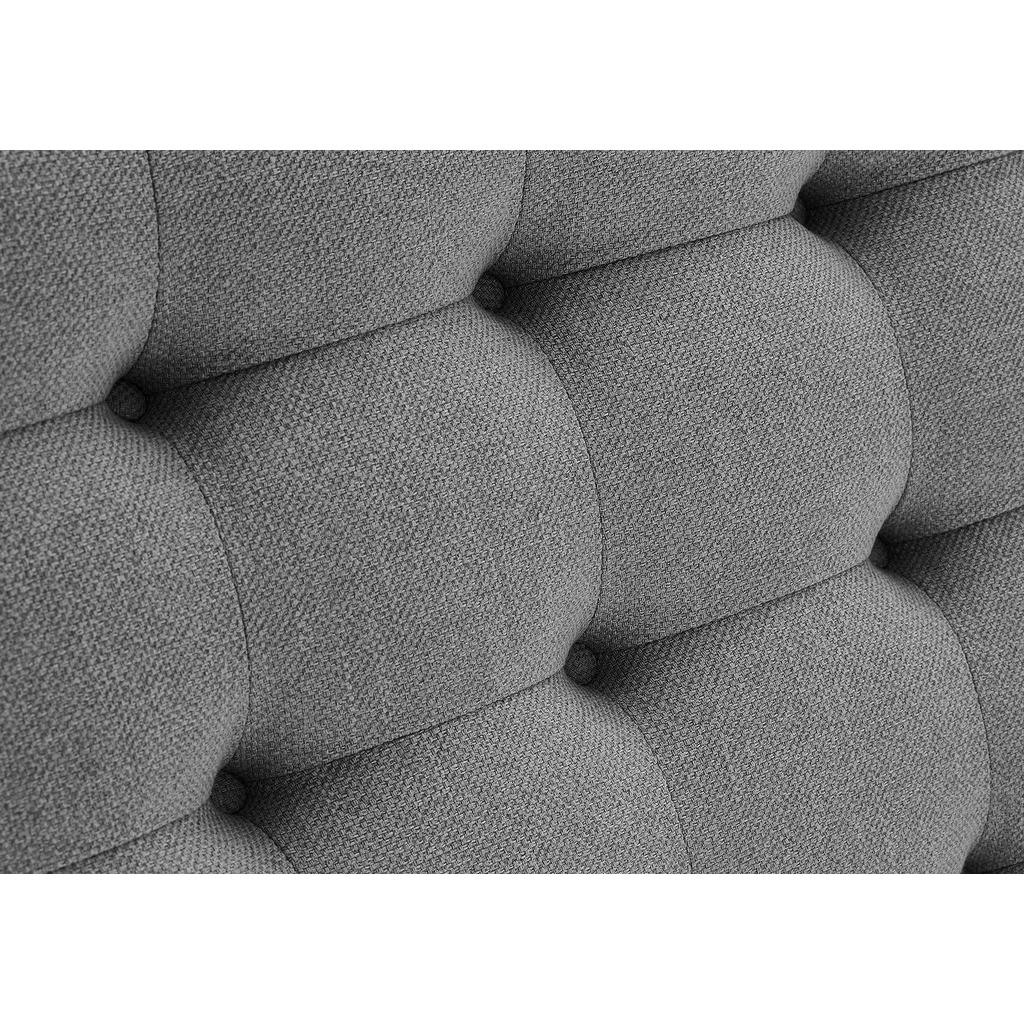 Thumbnail - Boxspringbett grau Flachgewebe Liegefläche B/L: ca. 180x200 cm