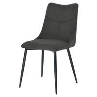 Stuhl CARLO 2er-Set. anthrazit Webstoff B/H/T: ca. 59x88x47 cm CARLO 2er-Set. - schwarz/anthrazit (59,00/88,00/47,00cm) - byLIVING