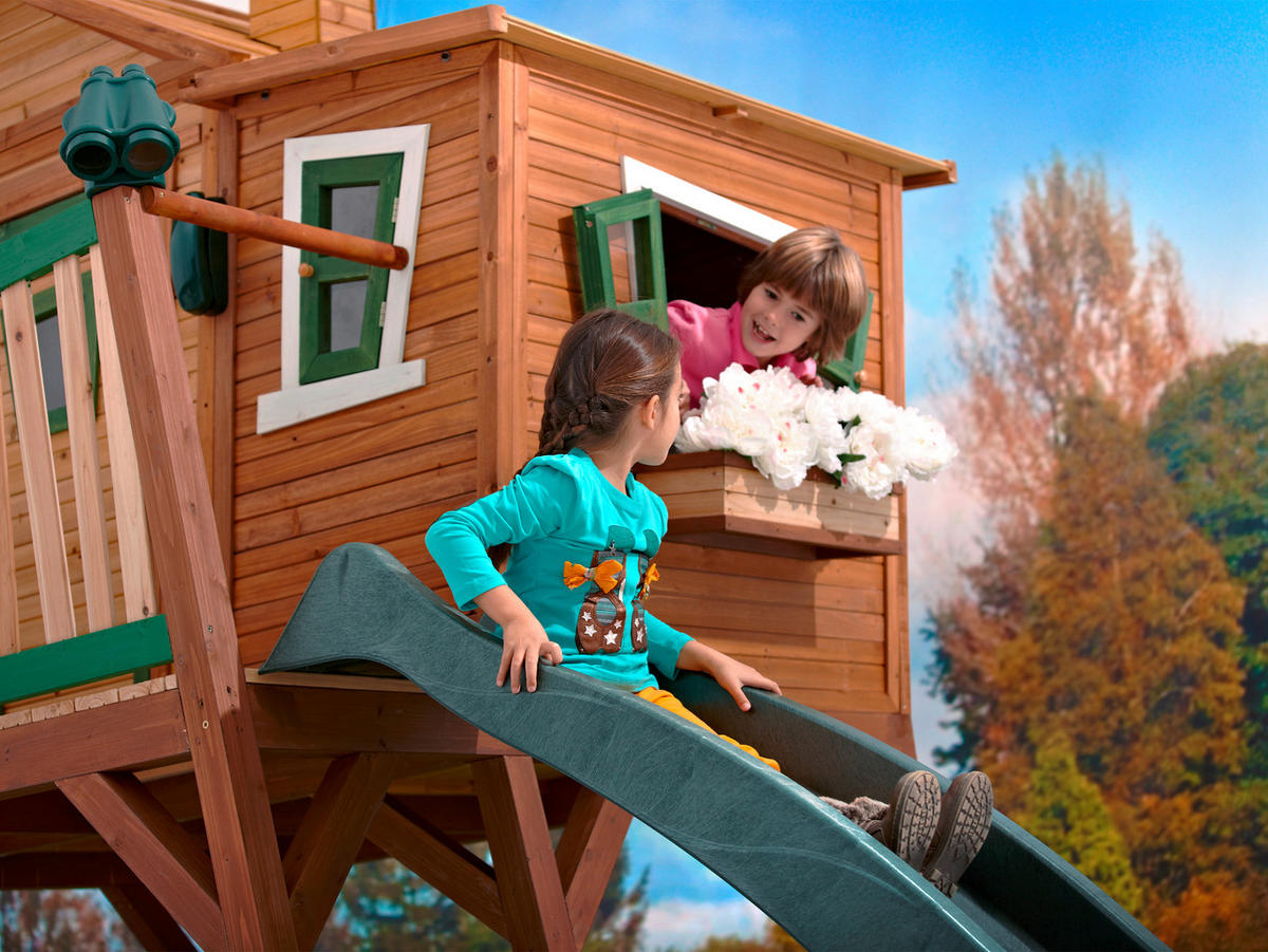 AXI Spielhaus Max multicolor B/H/T: ca. 432x288x193 cm Max - multicolor (432,00/288,00/193,00cm) - AXI