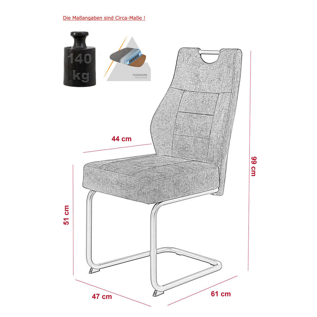 Thumbnail - Essgruppe Brenz Holzwerkstoff B/H/T: ca. 180x76x90 cm