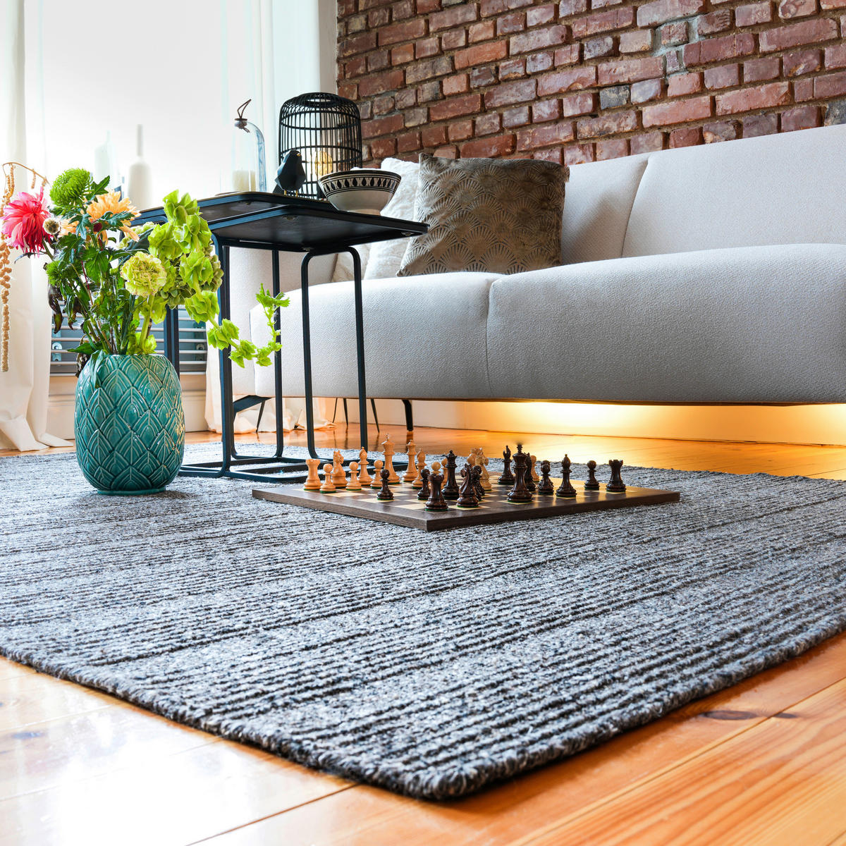 Obsession Teppich My Jadevine taupe B/H/T/L/D: ca. 120x1x0x170x0 cm My Jadevine - taupe (170,00/120,00/1,00cm) - Obsession