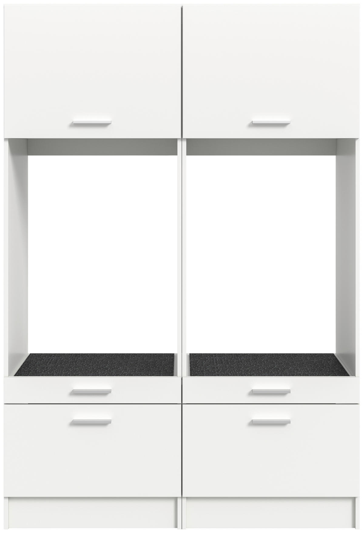 Waschmaschinenumbauschrank Free weiß B/H/T: ca. 133x195x68 cm Free - weiß (133,00/195,00/68,00cm) - xonox.home