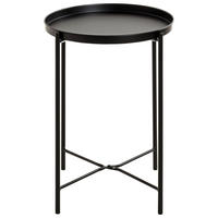 Beistelltisch  schwarz H/D: ca. 50x39 cm Meike_Beistelltisch 25566 - schwarz (39,00/50,00cm)
