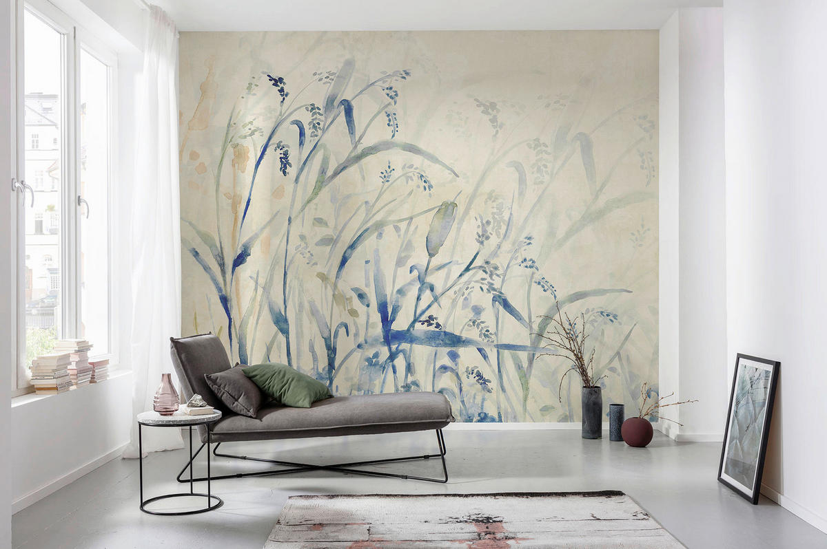 Komar Fototapete Aquarel Field B/L: ca. 300x250 cm Aquarel Field - (300,00/250,00cm) - Komar