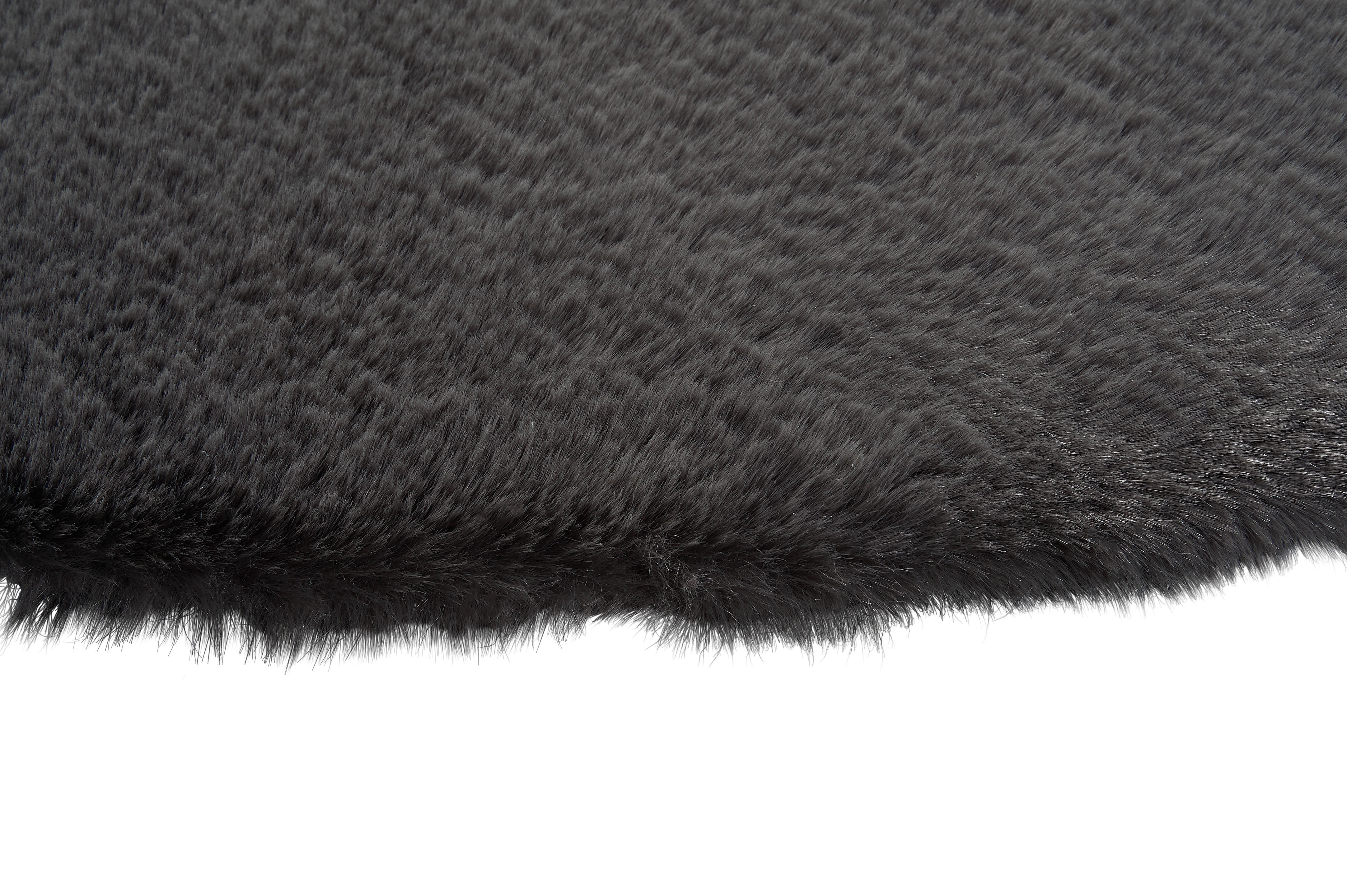 Fellimitat Moyo stahlgrau B/L: ca. 120x160 cm Moyo - stahlgrau (120,00/160,00cm)