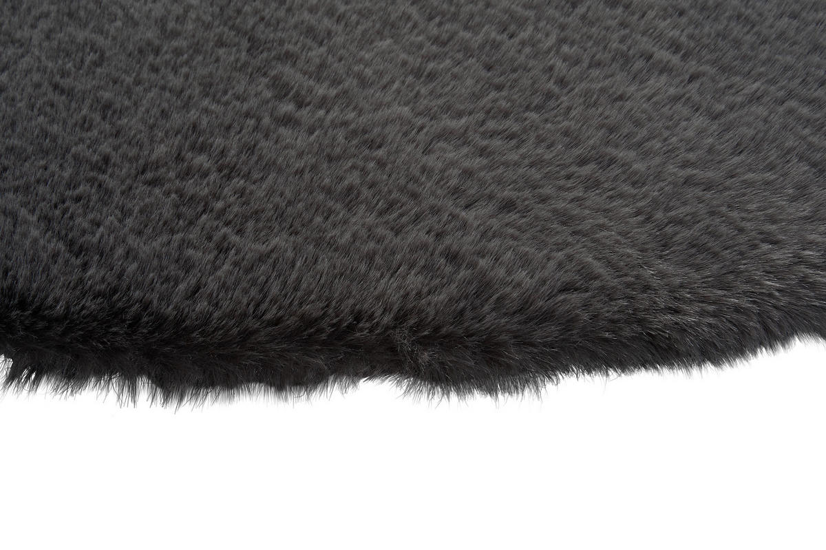 Fellimitat Moyo stahlgrau B/L: ca. 160x230 cm Moyo - stahlgrau (160,00/230,00cm)