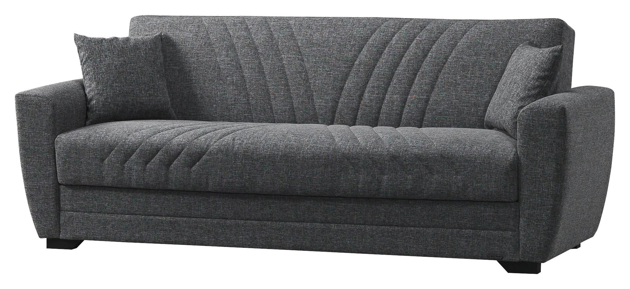Schlafsofa Alanya B/H/T: ca. 231x94x84 cm Alanya - schwarz (231,00/94,00/84,00cm)