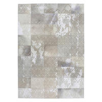 Kayoom Kurzflorteppich Cobra 343 silber B/L: ca. 200x300 cm Cobra 343 - silber (200,00/300,00cm) - Kayoom
